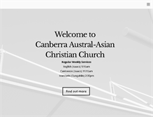 Tablet Screenshot of caacc.org.au